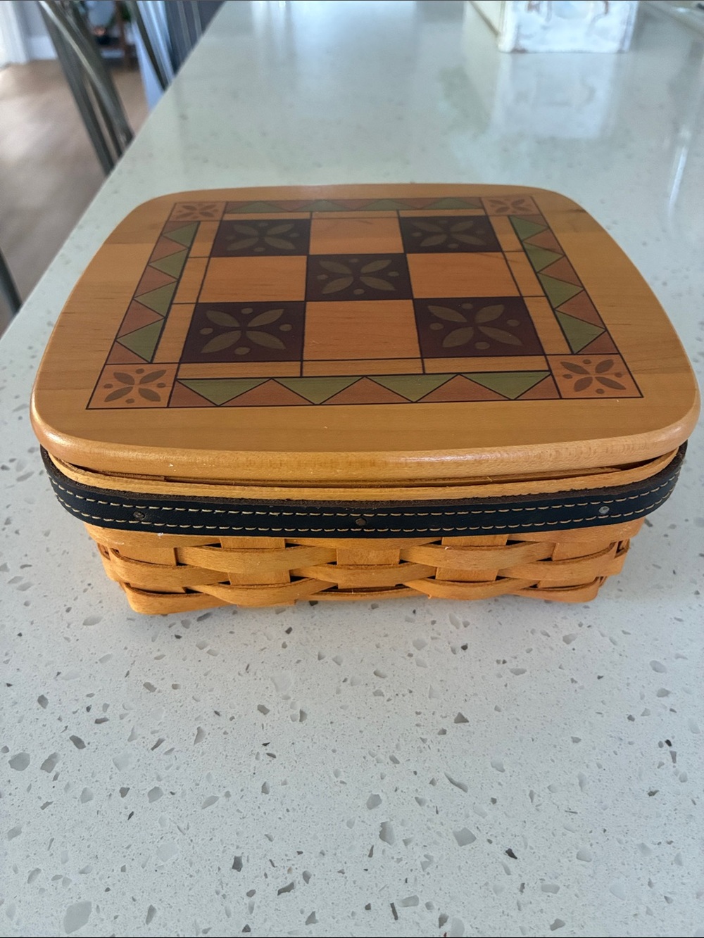 Longaberger 2001 Tic Tac Toe Father’s Day Basket